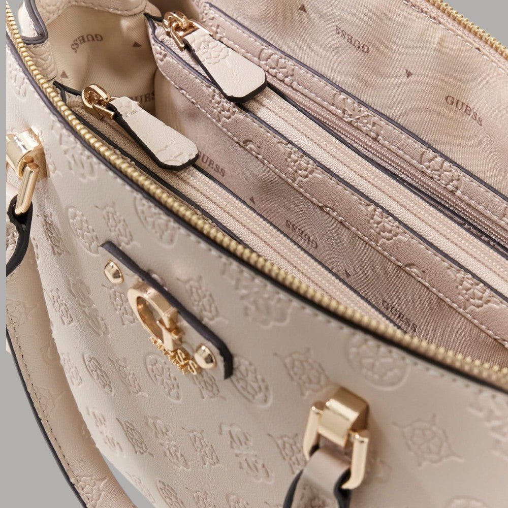Guess Borsa Dita a Mano e Tracolla Logo 4G Peony Impresso - Prodotti di Classe