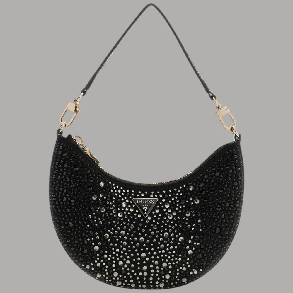 Guess Borsa Hobo con Strass Tasmin Eleganza Dorata - Prodotti di Classe