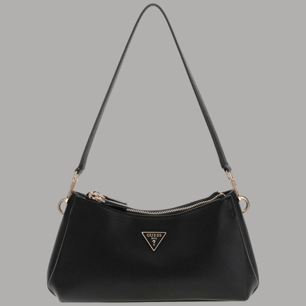 Guess Borsa Noelle Mini Tracolla con Doppia Tracolla, Eleganza Dorata - Prodotti di Classe