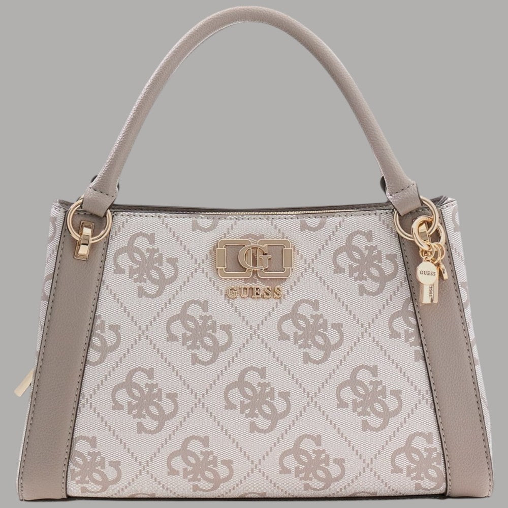 Guess Borsa a Mano Logo 4G Karnilla con Tracolla Removibile - Prodotti di Classe