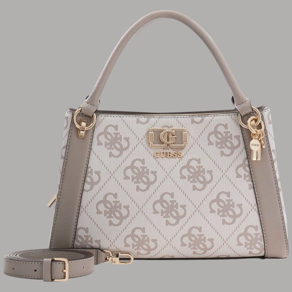 Guess Borsa a Mano Logo 4G Karnilla con Tracolla Removibile - Prodotti di Classe