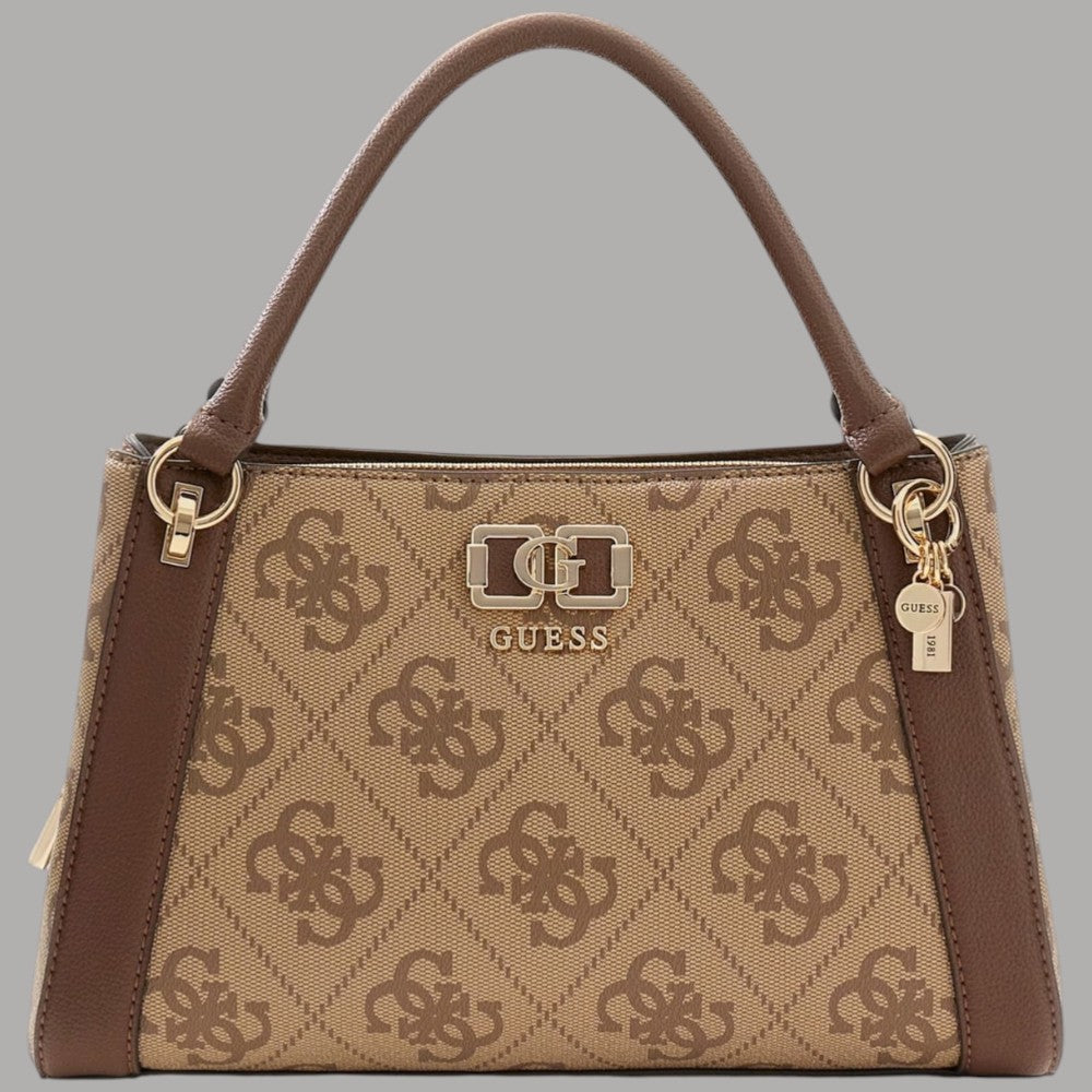 Guess Borsa a Mano Logo 4G Karnilla con Tracolla Removibile - Prodotti di Classe