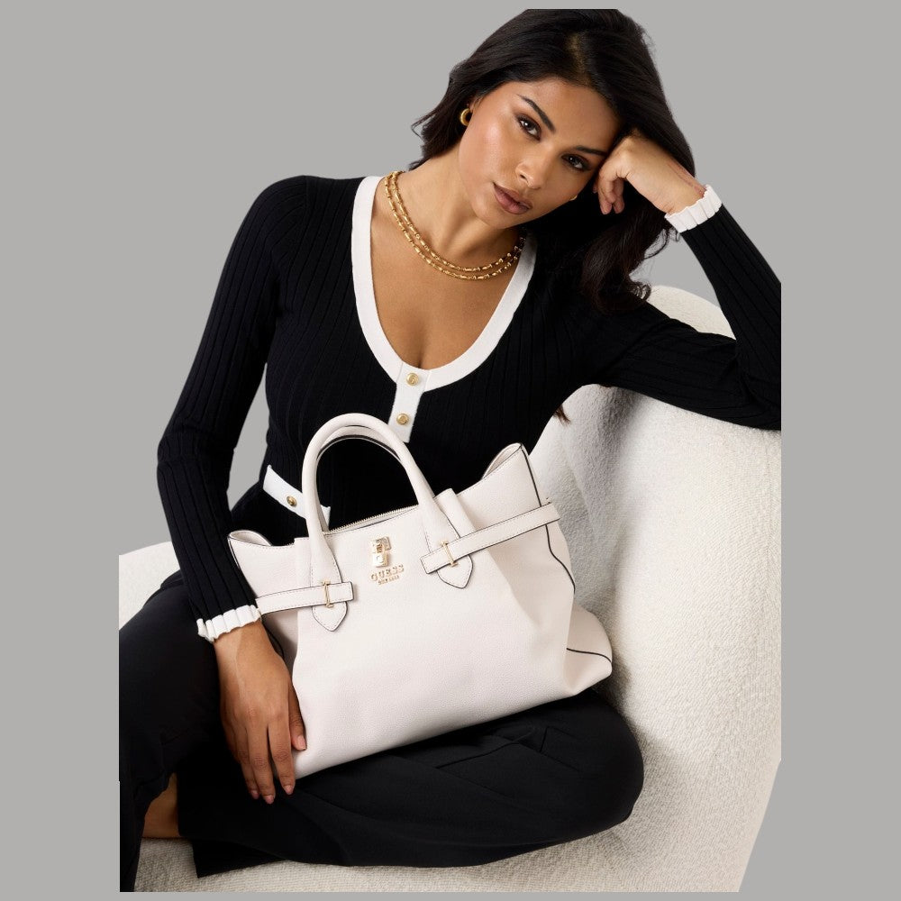 Guess Borsa a Mano Yesba con Tracolla e Finitura Saffiano - Prodotti di Classe