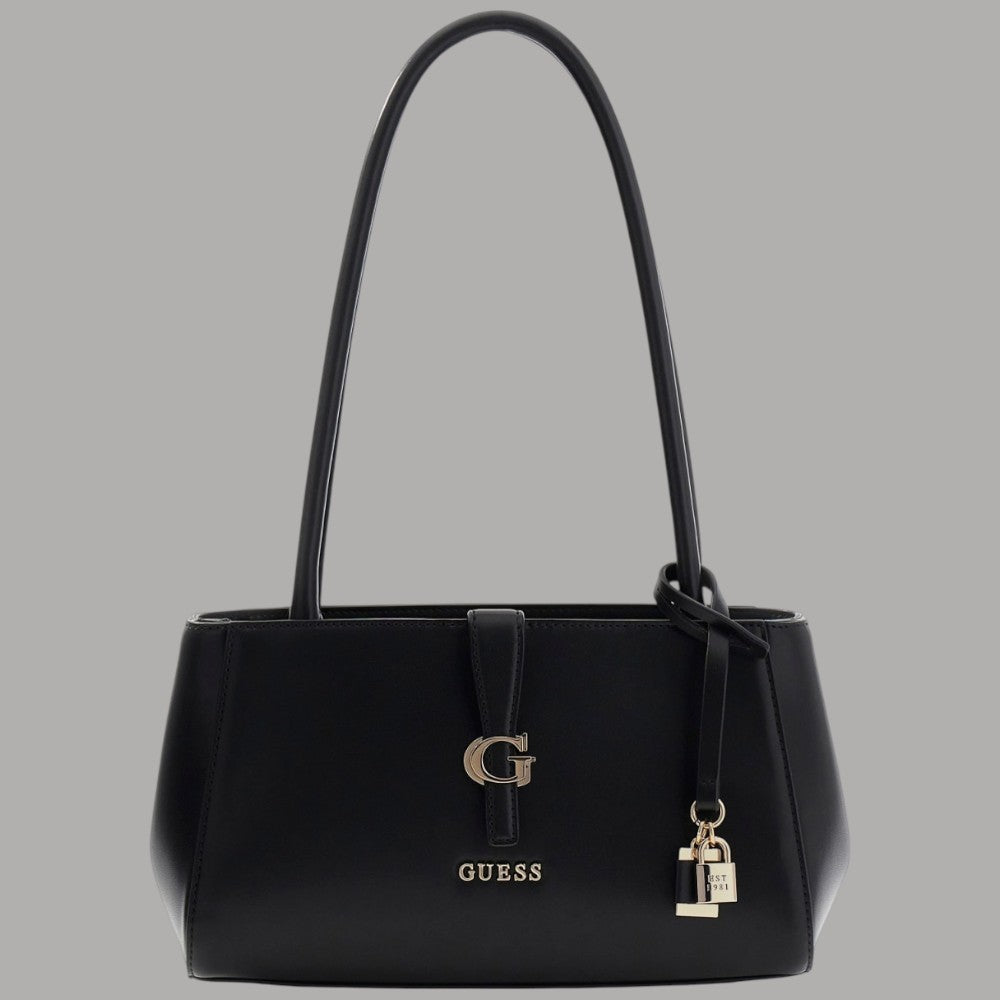 Guess Borsa a Spalla Carrie con Charm Removibile e Dettagli Oro - Prodotti di Classe