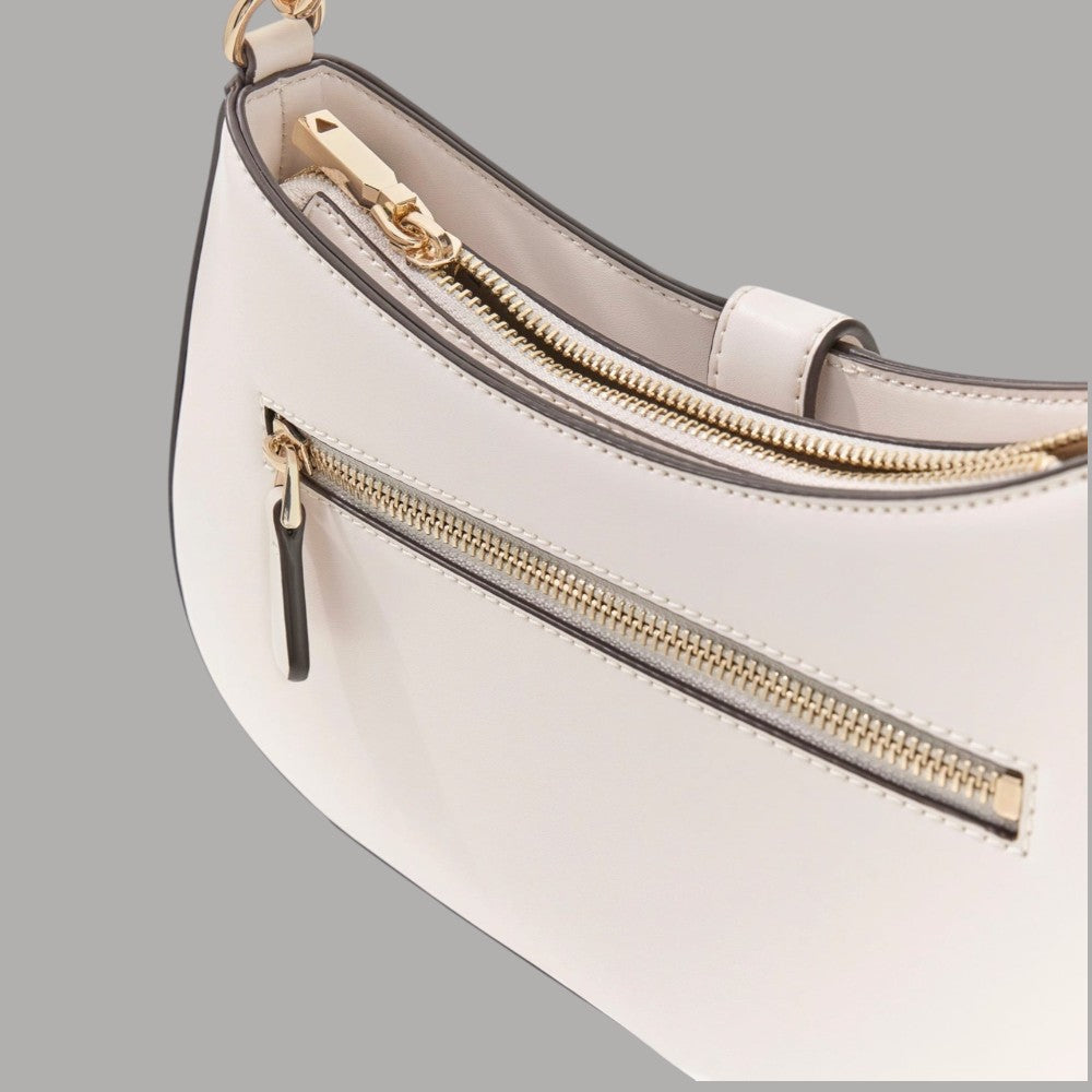 Guess Borsa a Spalla Carrie in Similpelle con Logo e Zip dorata - Prodotti di Classe
