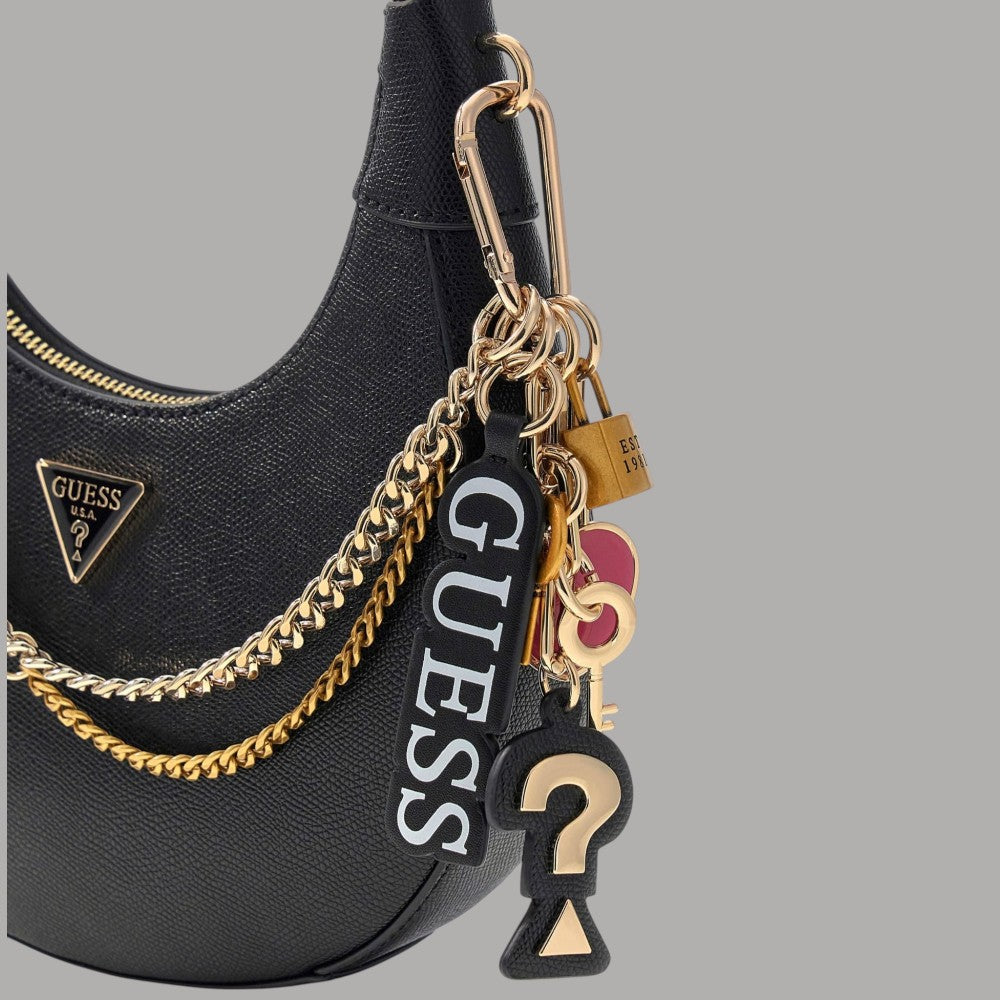 Guess Borsa a Spalla Davina Charm Rimovibile Chic 23x24 cm - Prodotti di Classe