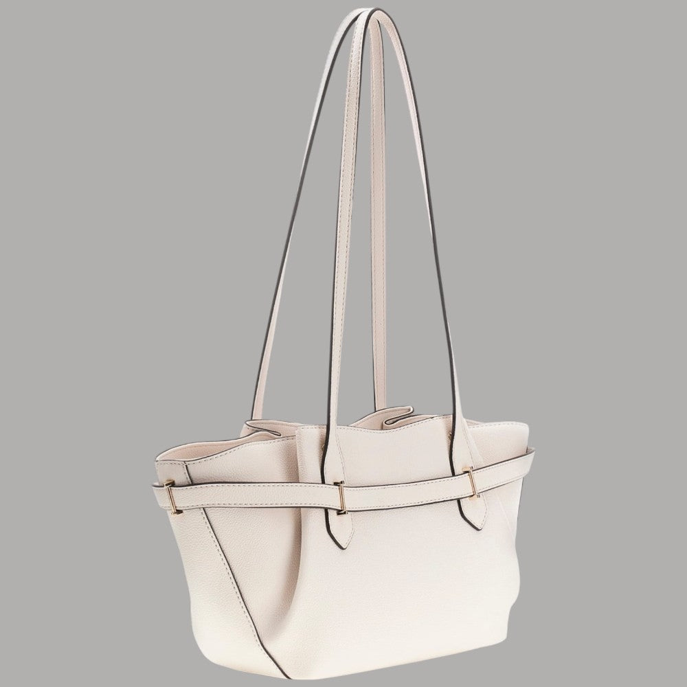 Guess Borsa a Spalla Yesba in Saffiano con Metalleria Dorata - Prodotti di Classe