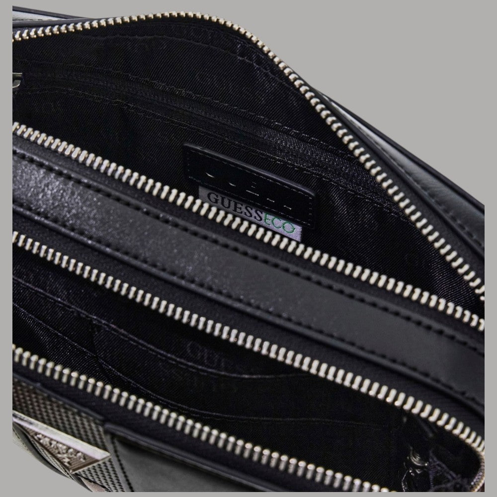 Guess Borsello Uomo Torino: Pochette Tracolla Elegante in Similpelle - Prodotti di Classe