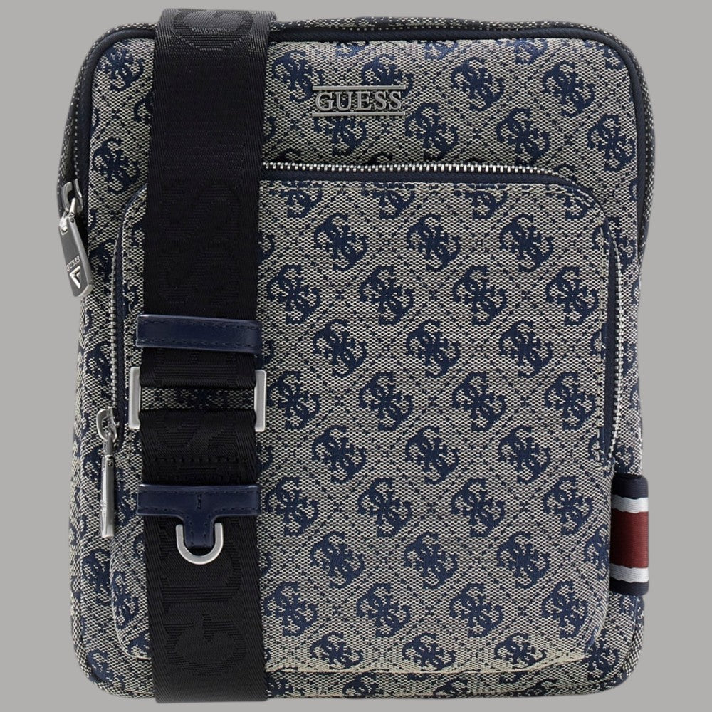 Guess Borsello da Uomo Boston 4G Logo con Tracolla Regolabile - Prodotti di Classe