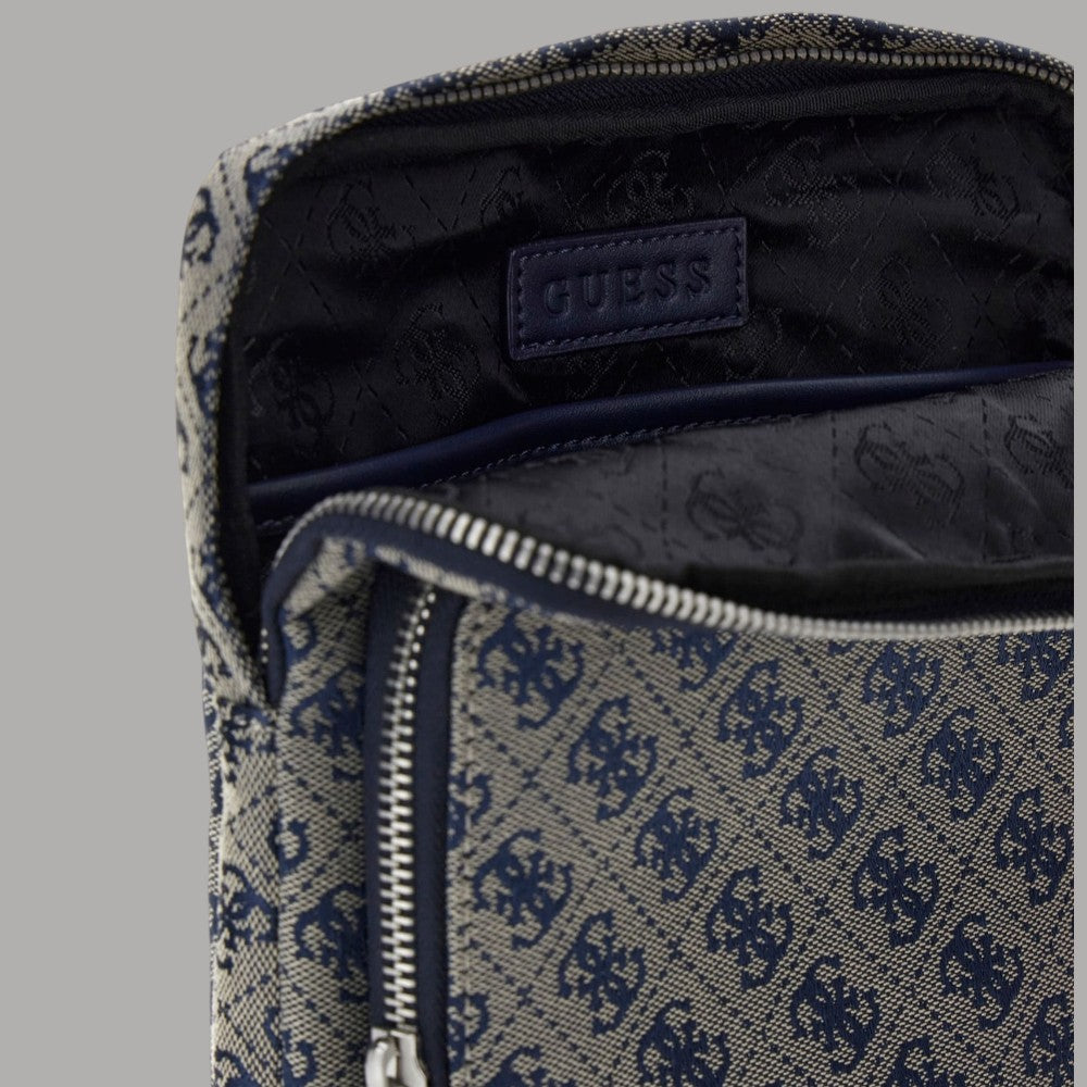 Guess Borsello da Uomo Boston 4G Logo con Tracolla Regolabile - Prodotti di Classe