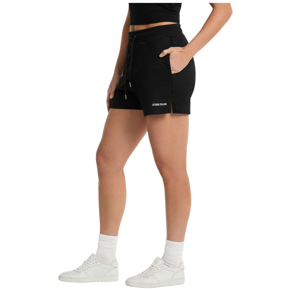 Guess Jeans pantaloncini in tuta neri W5GD0O K68I4 JBLK Bermuda Guess Jeans