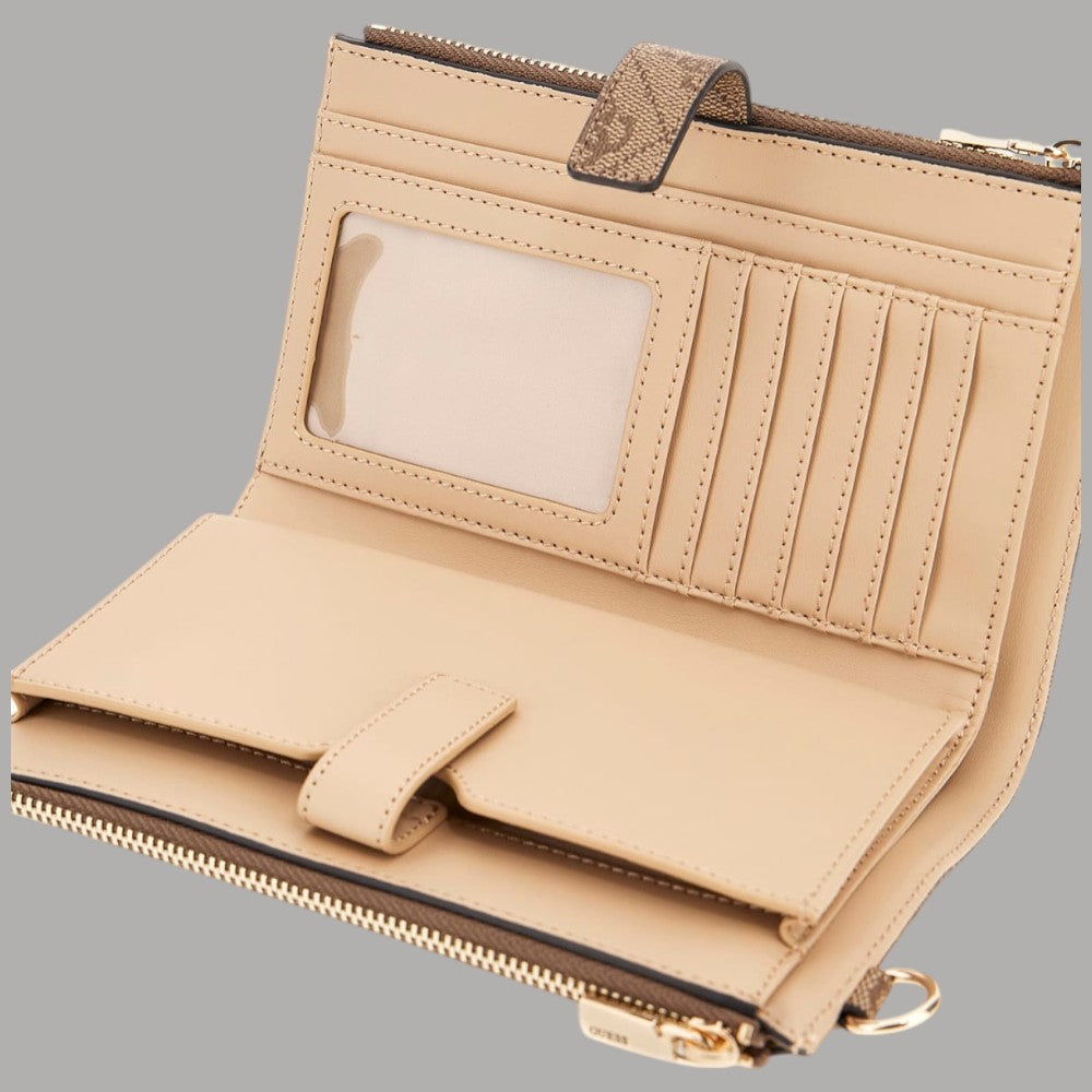 Guess Portafoglio Donna Laurel 4G con Zip - Prodotti di Classe