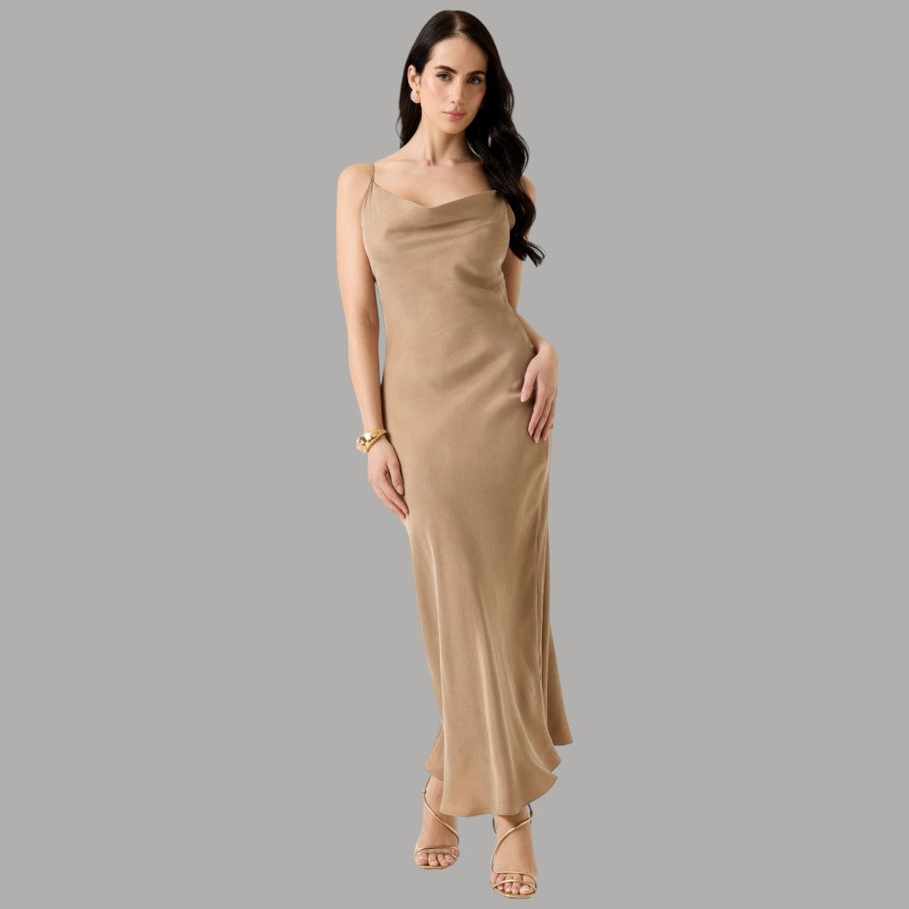 Guess Vestito midi in satin AKILINA W6GK94W2266 - Prodotti di Classe