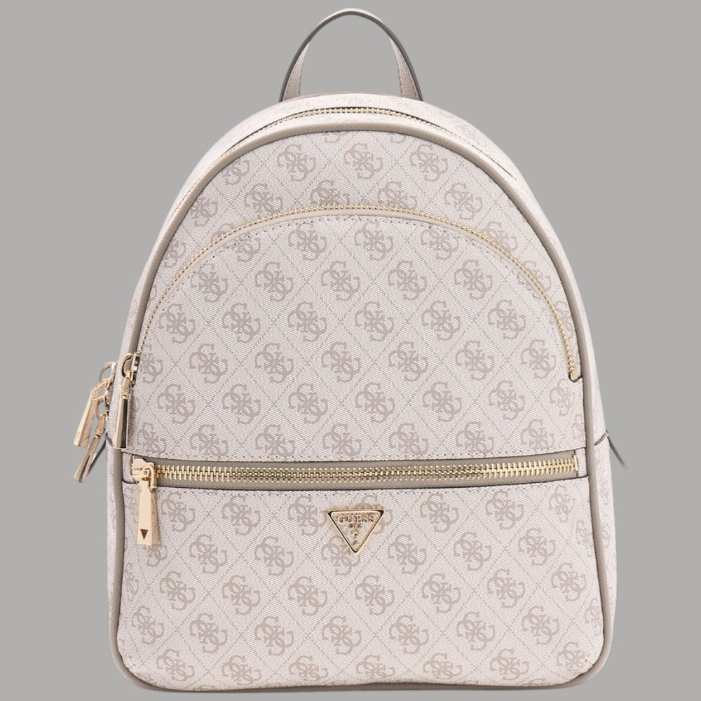 Guess Zaino Donna Manhattan Logo 4G Ecopelle Metalleria Oro - Prodotti di Classe