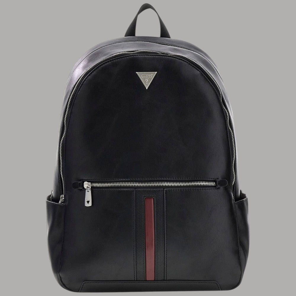 Guess Zaino Torino Nero: Eleganza in Similpelle con Tasche Multiple - Prodotti di Classe