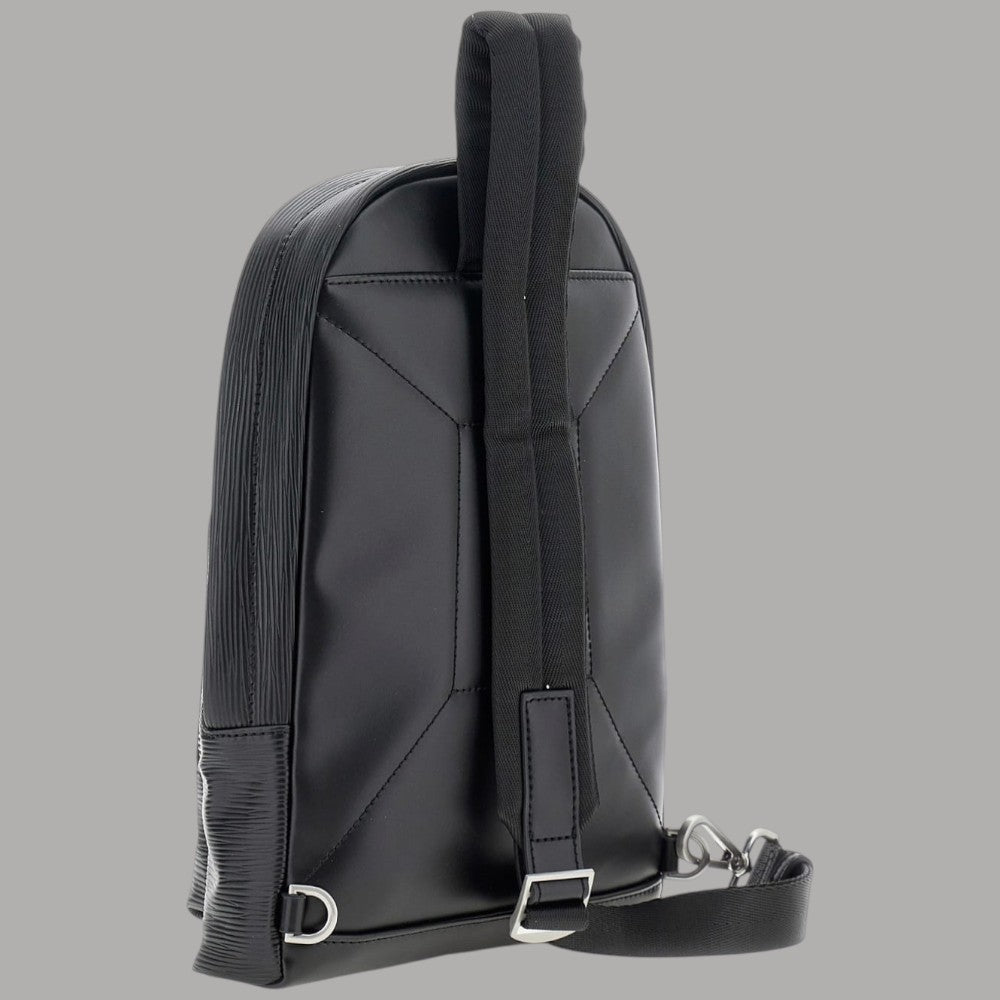 Guess Zaino Uomo Milano Monospalla in Similpelle con Logo Triangolare - Prodotti di Classe