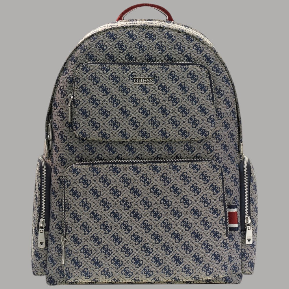 Guess Zaino da Uomo Boston 4G Logo All Over con Zip - Prodotti di Classe