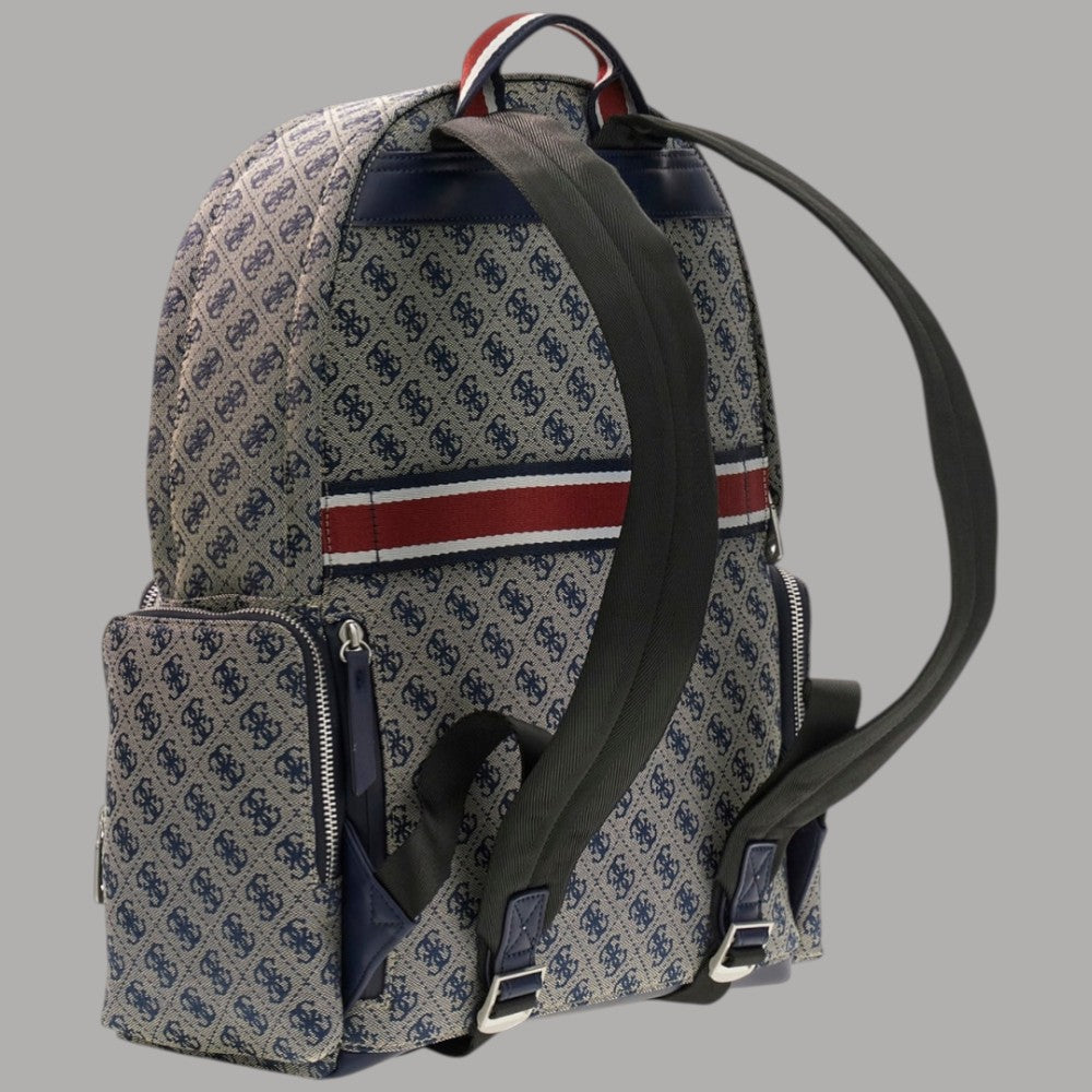 Guess Zaino da Uomo Boston 4G Logo All Over con Zip - Prodotti di Classe