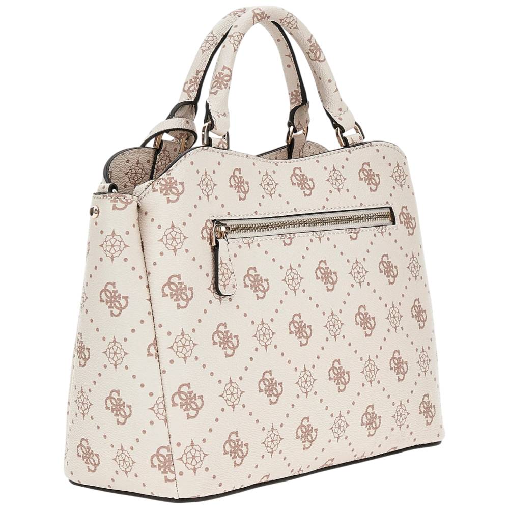 Guess borsa a mano crema Silia 4G logo peony HWGP9890060VNO Borse Guess