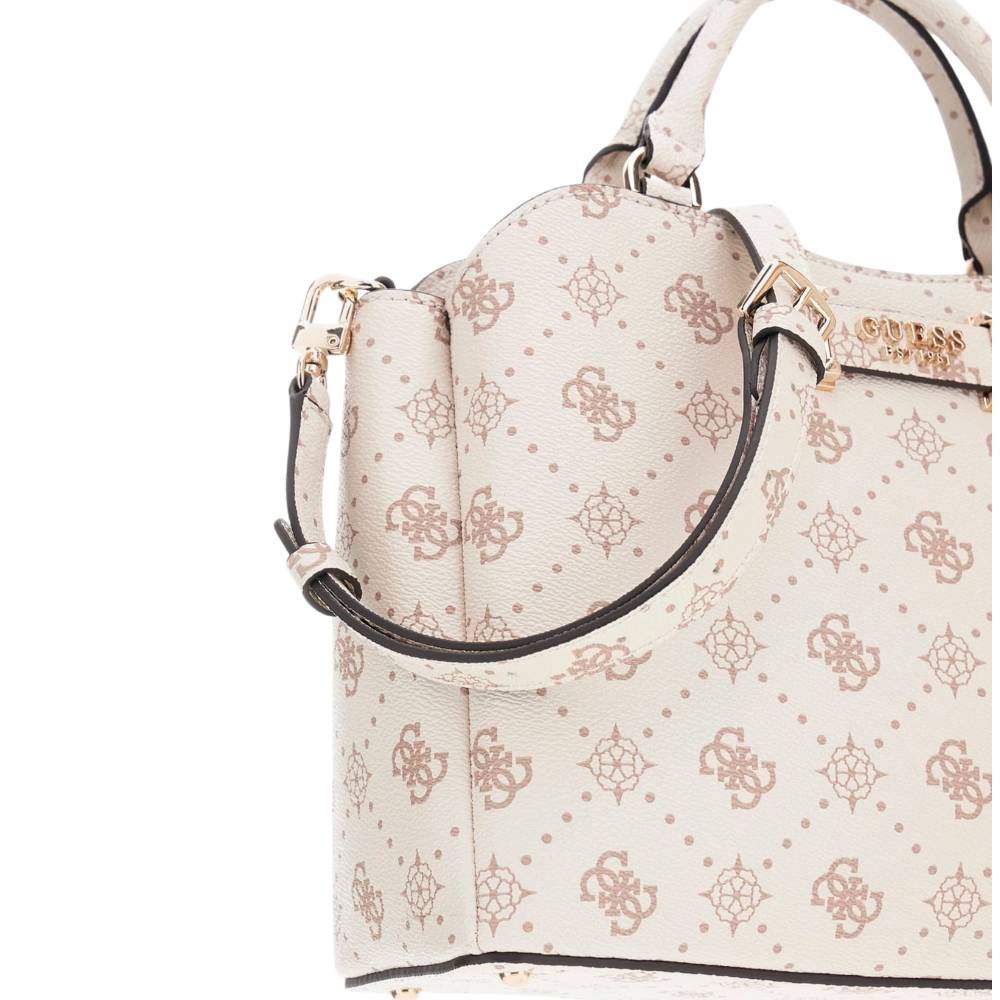 Guess borsa a mano crema Silia 4G logo peony HWGP9890060VNO Borse Guess