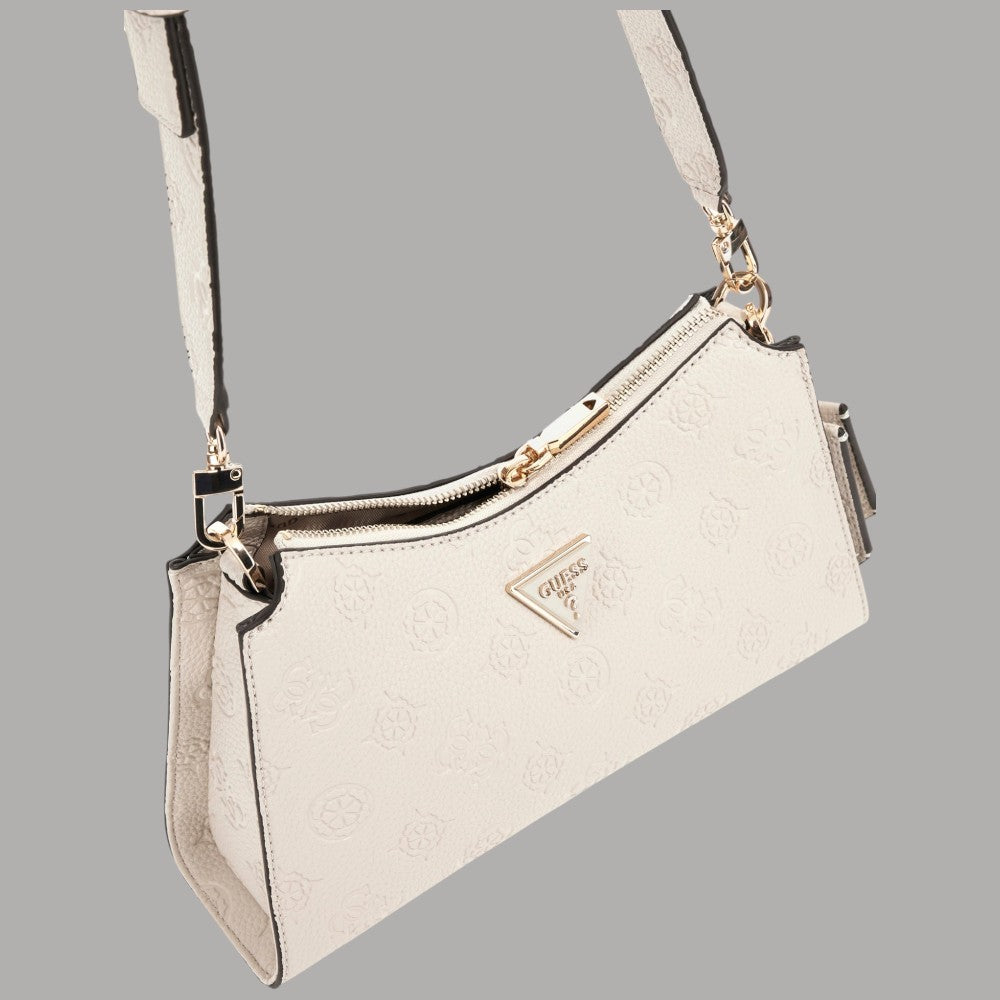 Guess borsa a spalla Cresidia 4G logo peony HWPD98 88180 BNN - Prodotti di Classe