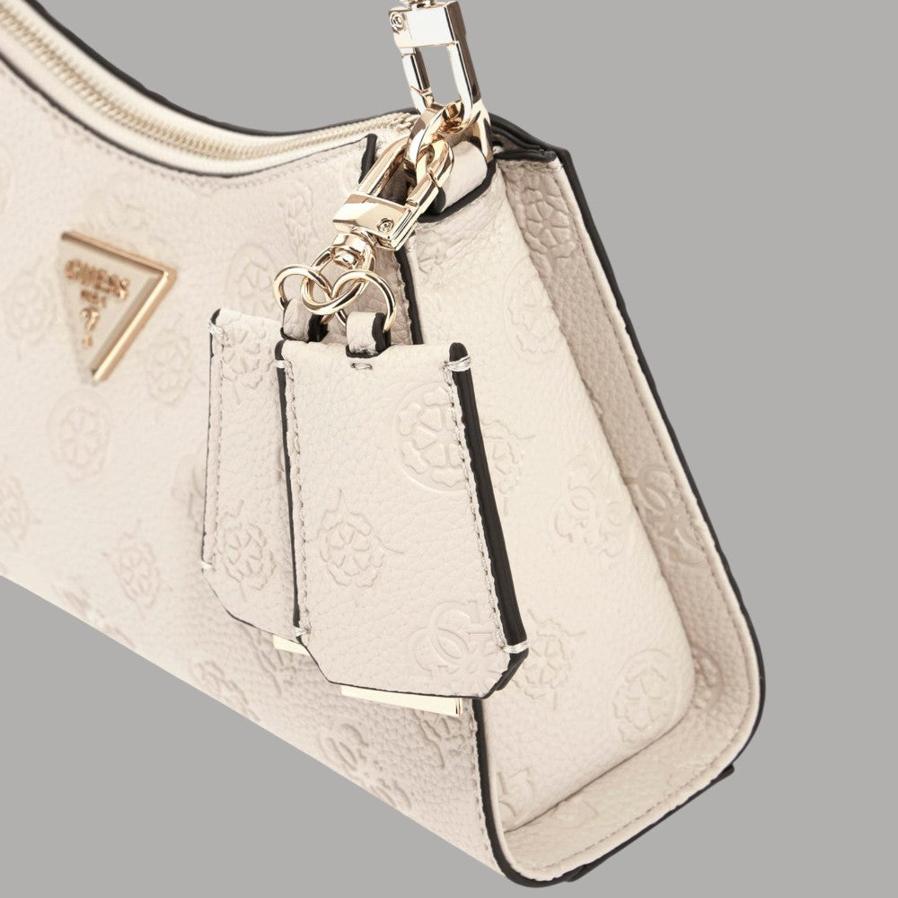 Guess borsa a spalla Cresidia 4G logo peony HWPD98 88180 BNN - Prodotti di Classe