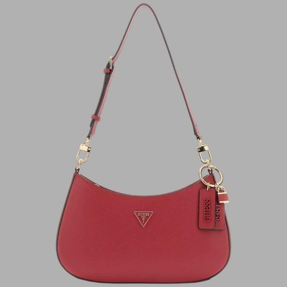 Guess borsa a spalla rossa in saffiano NOELLE HWZG96 72180 GAR - Prodotti di Classe