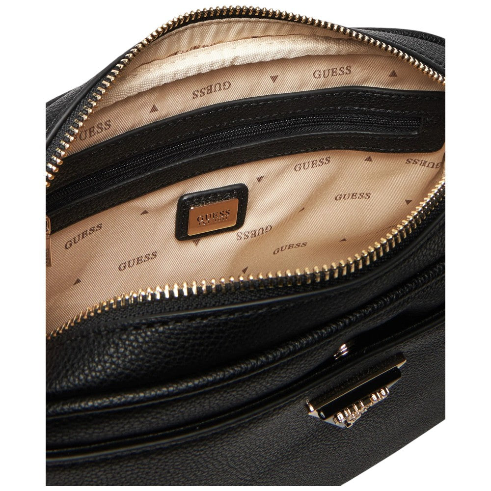 Guess borsa nera a tracolla MERIDIAN HWBG6974140BLA Borse Guess