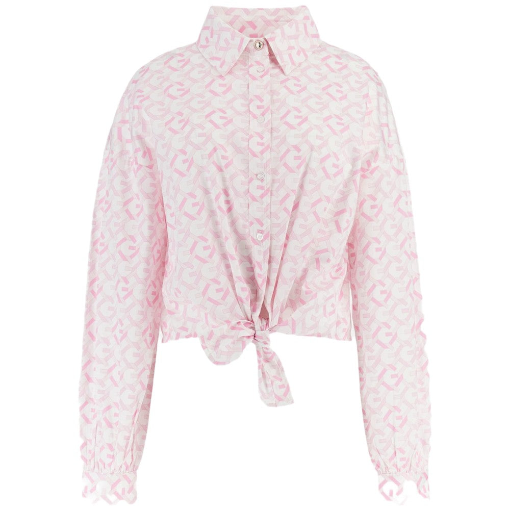 Guess camicia rosa DEA BOWED W4RH59 WE2Q0 Camicie Guess