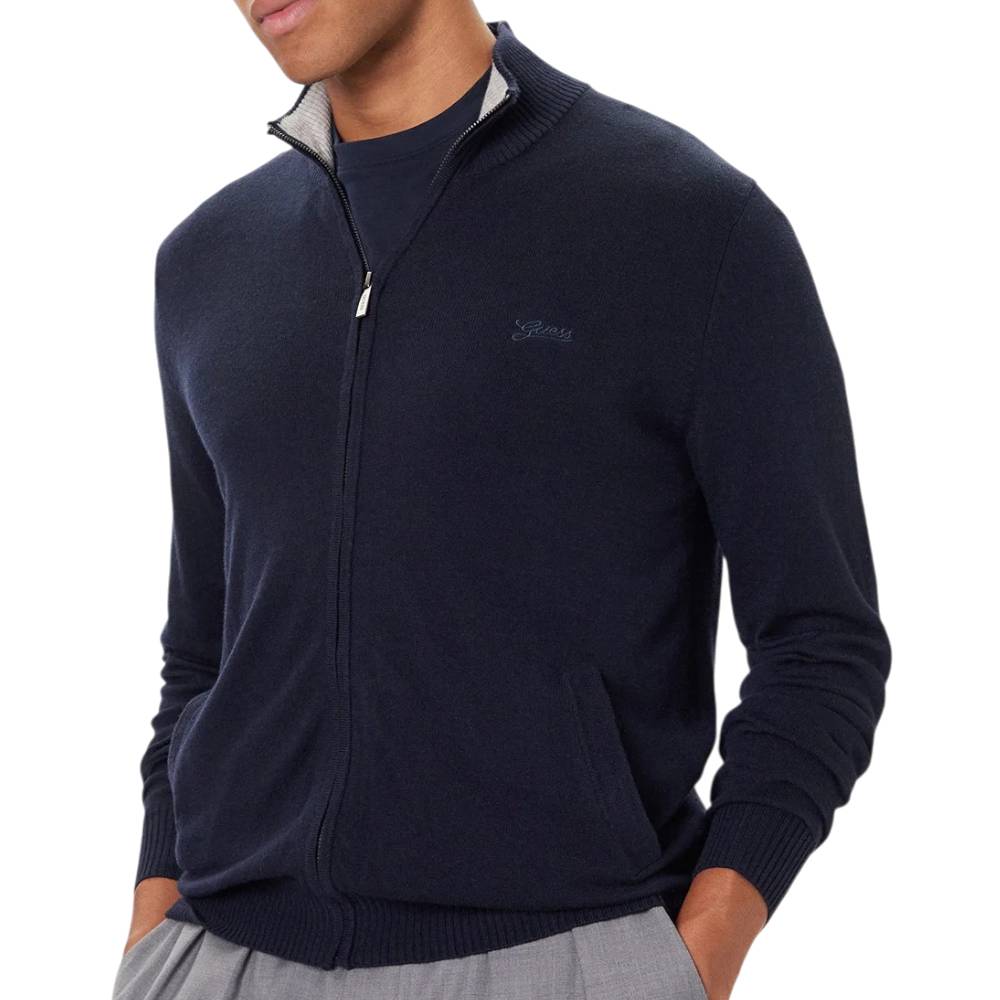 Guess cardigan blu DARRELL M5YR28 Z0122 G7EG Maglieria Guess