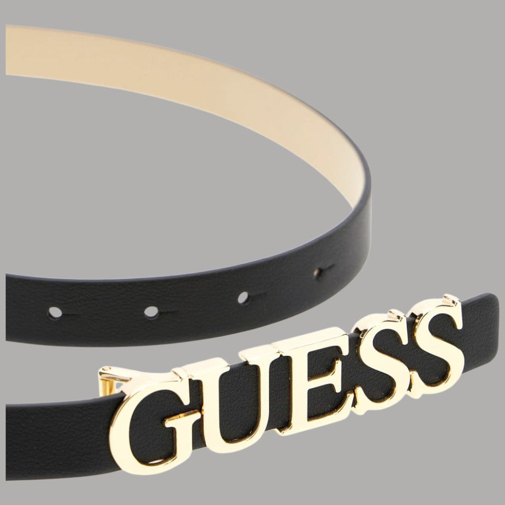 Guess cintura nera da donna con logo BW9257 P5320 BLA - Prodotti di Classe