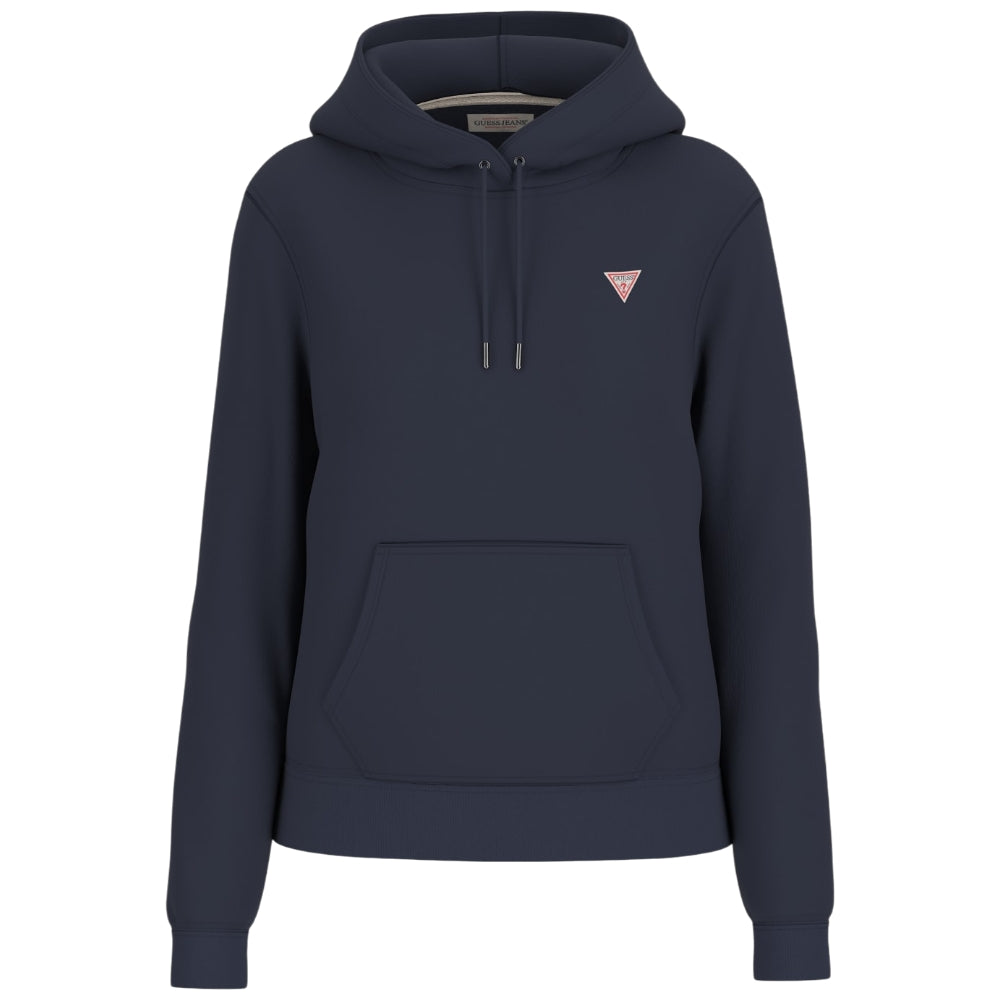 Guess felpa blu cappuccio mini logo GJ W4YQ04 KC811 A71W Felpe Guess Jeans