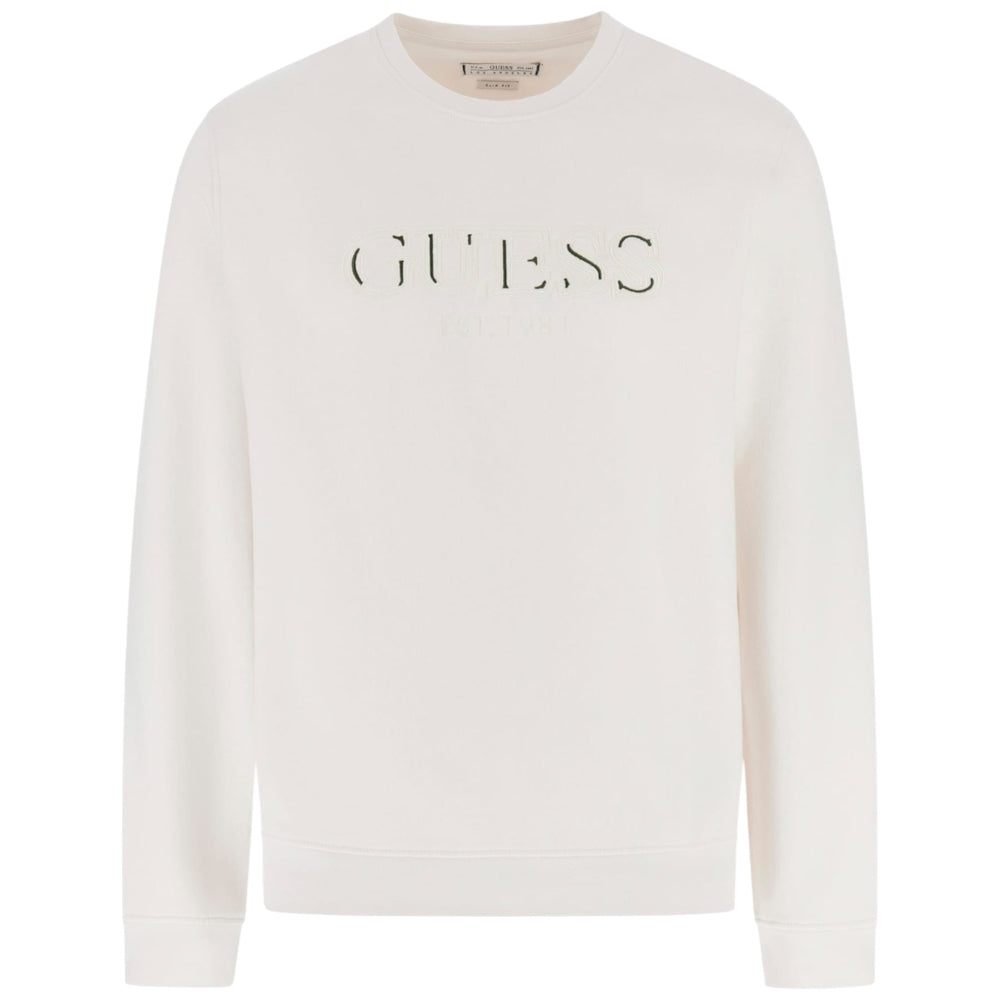 Guess felpa panna con logo M5BQ08 K9Z21 G018 Felpe Guess