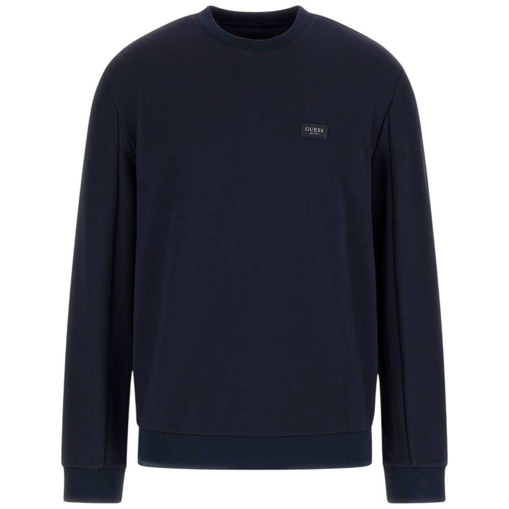 Guess felpa tecnica stretch blu M4YQ09 KCBL0 G7V2 Felpe Guess
