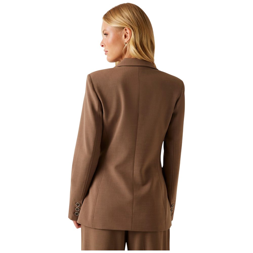 Guess giacca blazer marrone DOROTHEE W5YN41 WHD92 F1AX Blazer Guess