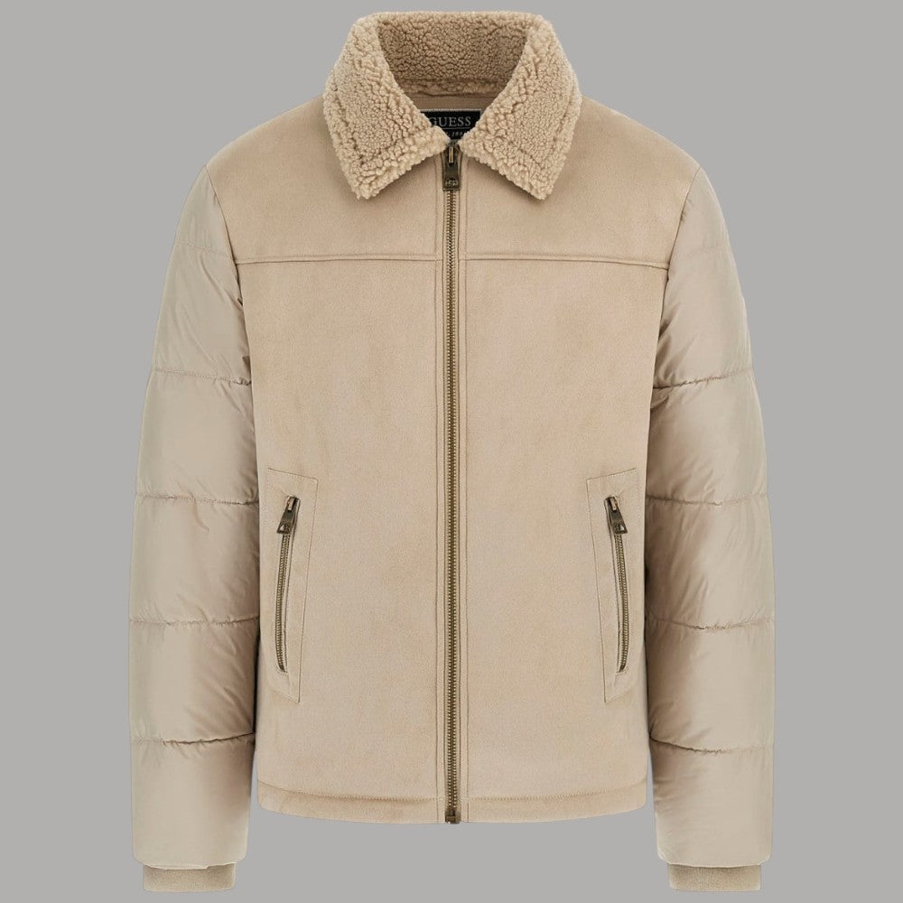 Guess giacca eco montone beige M5BL79 W2292 G1CA - Prodotti di Classe