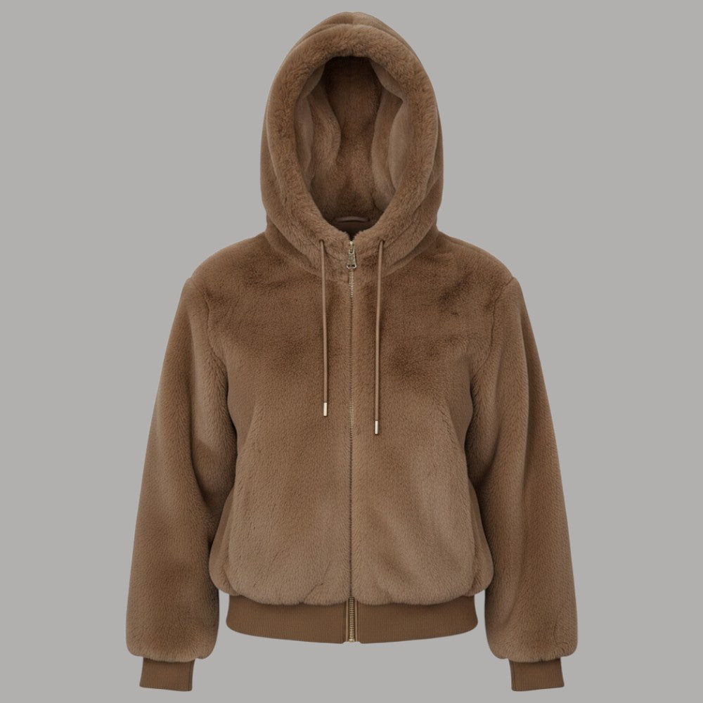 Guess giacca pelliccia sabbia Lucrezia W5BL66 W3890 F11M - Prodotti di Classe