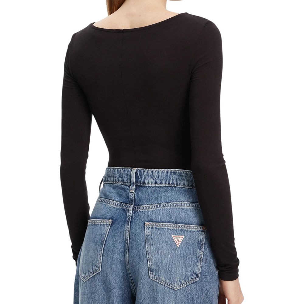 Guess maglia body nero NEVA W5YP05K68D2JBLK Maglieria Guess