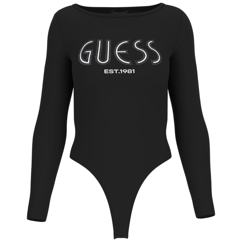 Guess maglia body nero NEVA W5YP05K68D2JBLK Maglieria Guess