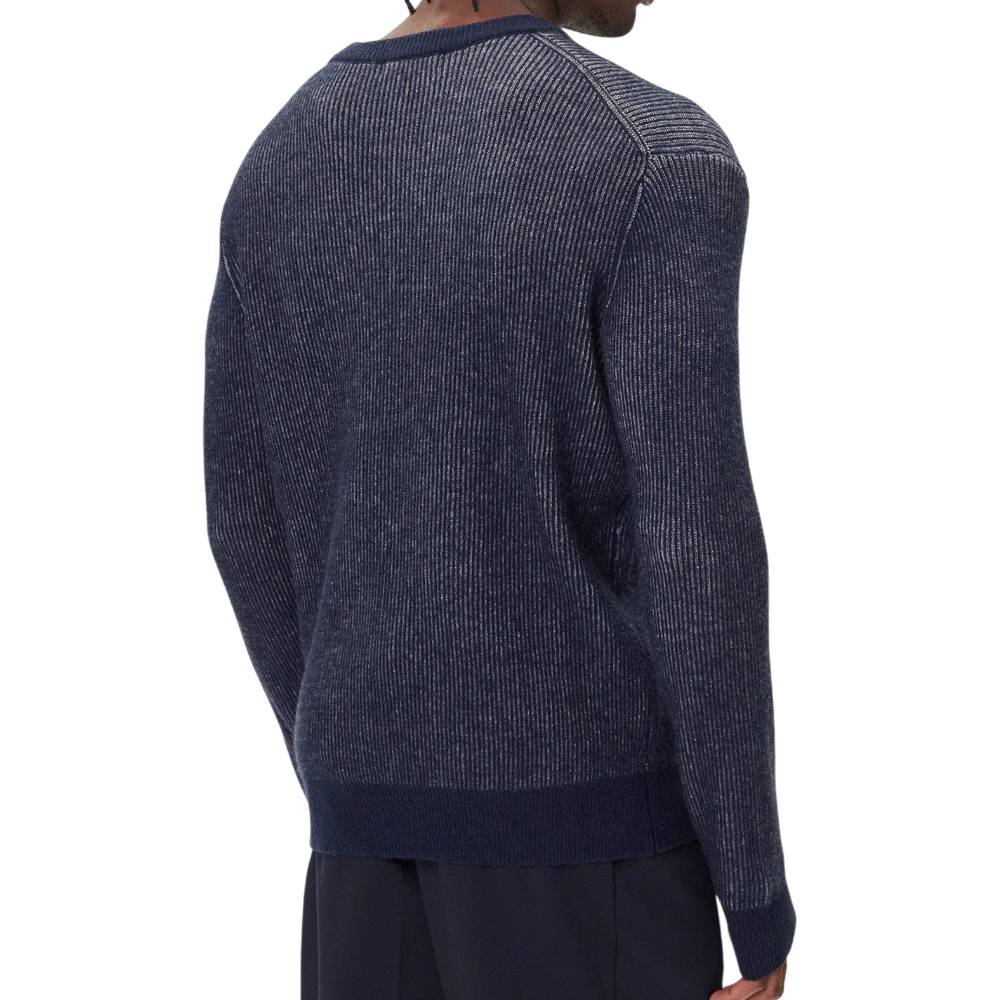 Guess maglione blu a coste JOHNATHAN M5BR20 Z0482 FBCT Maglieria Guess