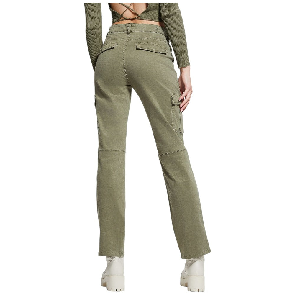 Guess pantalone cargo verde Sexy Kori W4RB59 W93CL Pantaloni Guess