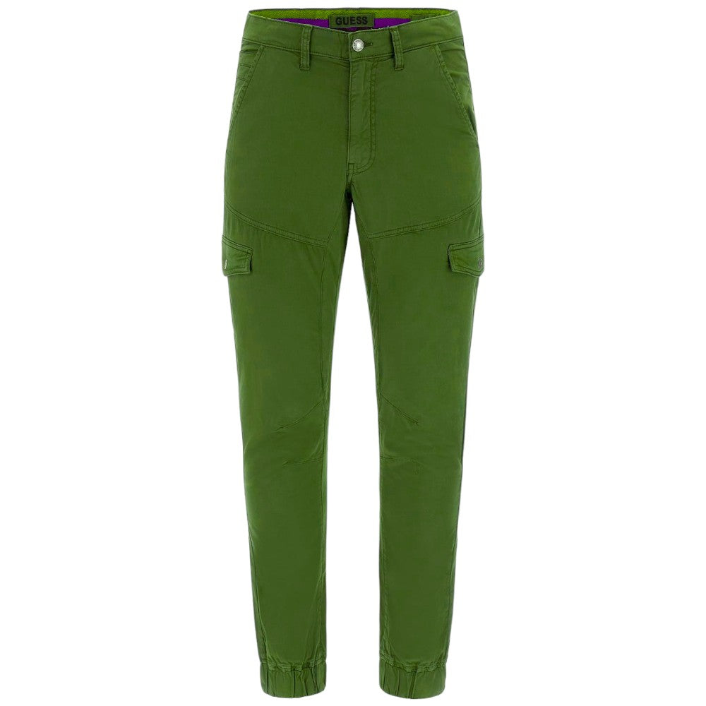 Guess pantalone cargo verde oliva New Kombat M4RB17 WFYSA Pantaloni Guess