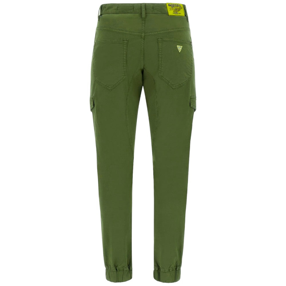Guess pantalone cargo verde oliva New Kombat M4RB17 WFYSA Pantaloni Guess