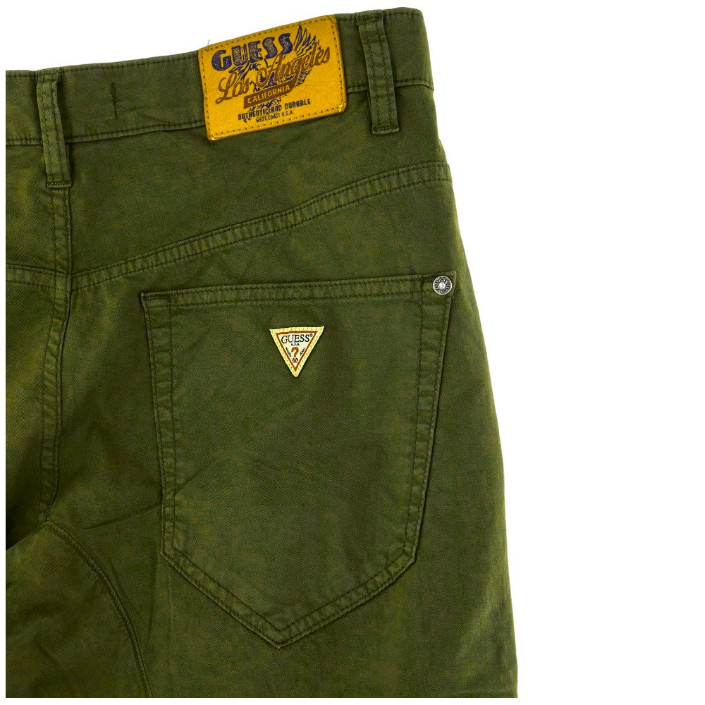 Guess pantalone cargo verde oliva New Kombat M4RB17 WFYSA Pantaloni Guess