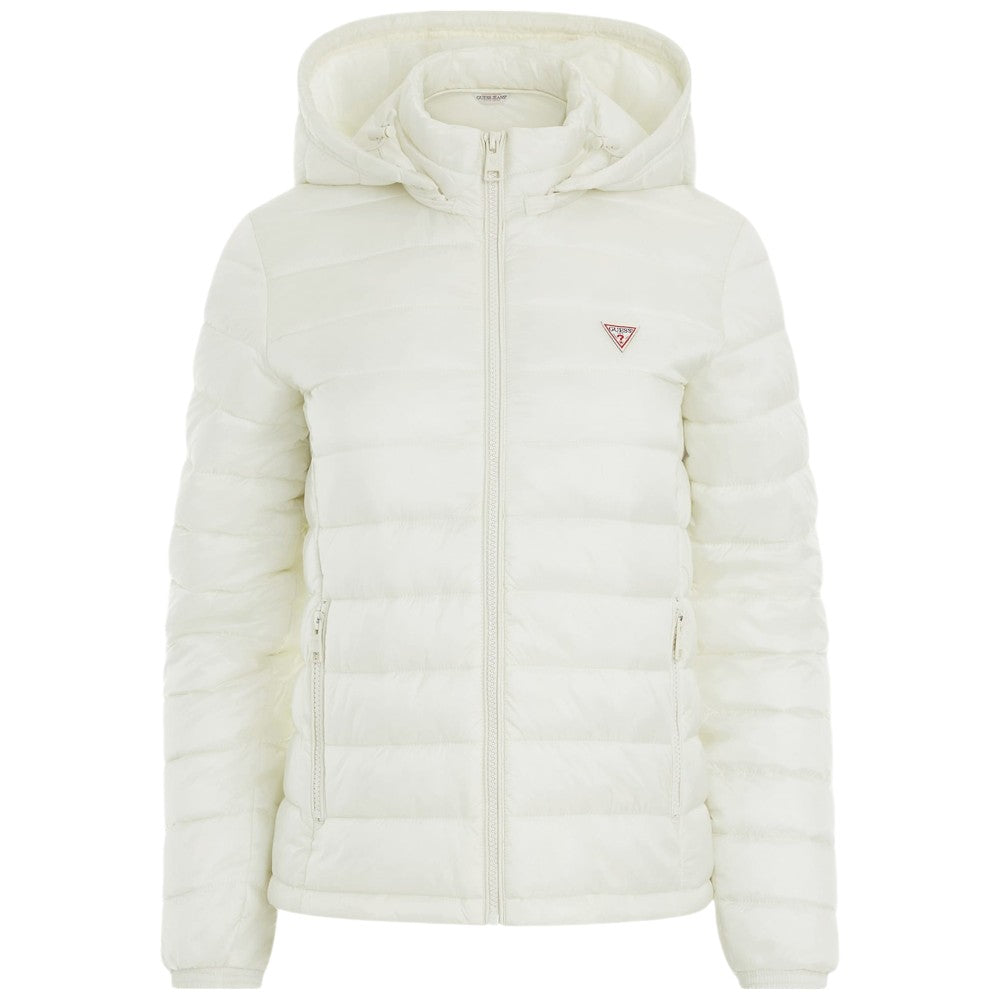 Guess piumino giacca puffer avorio W4YL00 WG922 G053 Giubbini Guess Jeans