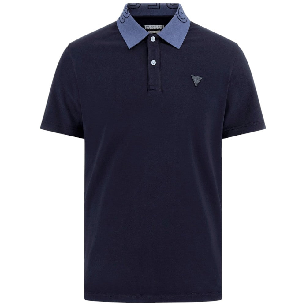 Guess polo blu Nolan M5GP66 J1314 G7V2 Polo Guess