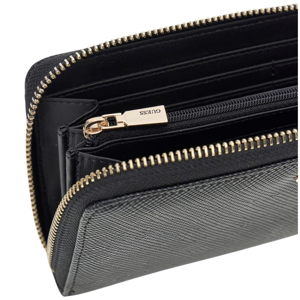 Guess portafoglio nero grande LAUREL SWZG7459146BLA Portafogli Guess