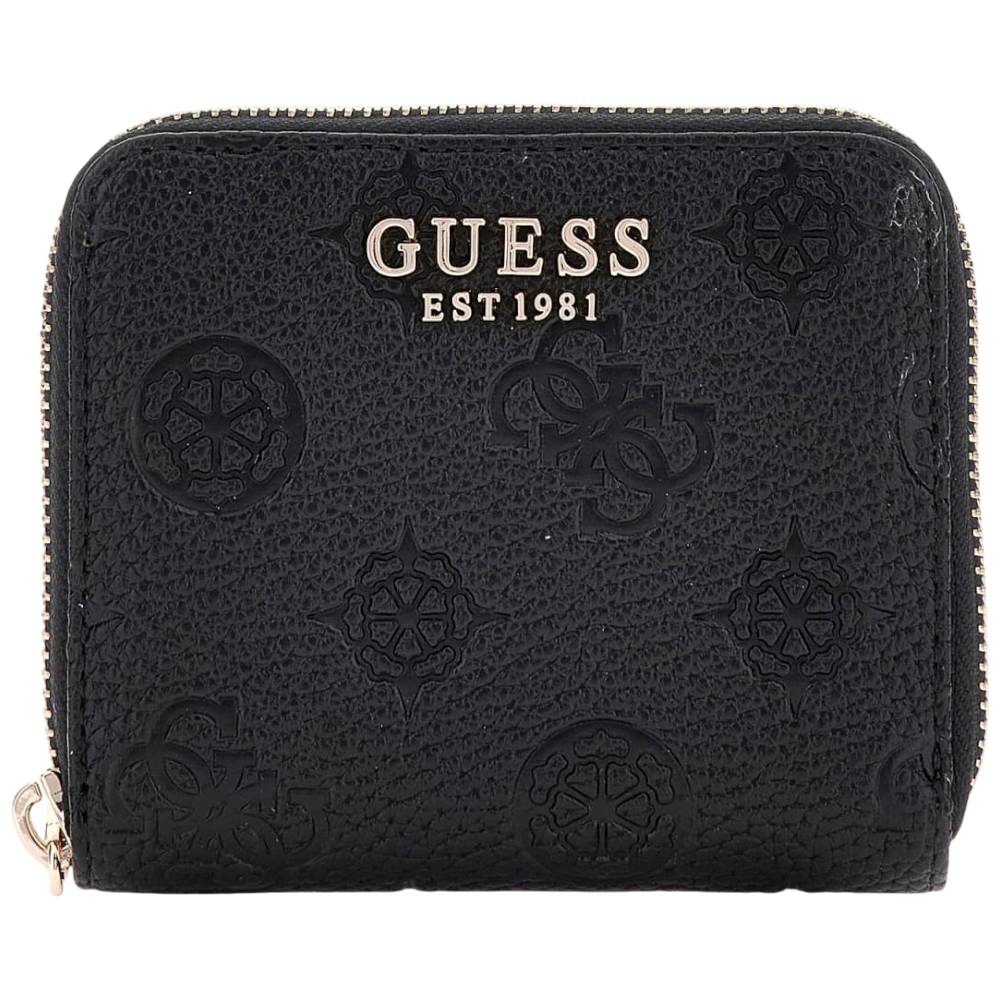 Guess portafoglio nero piccolo logo peony CRESIDIA SWPD9888137BLO Portafogli Guess