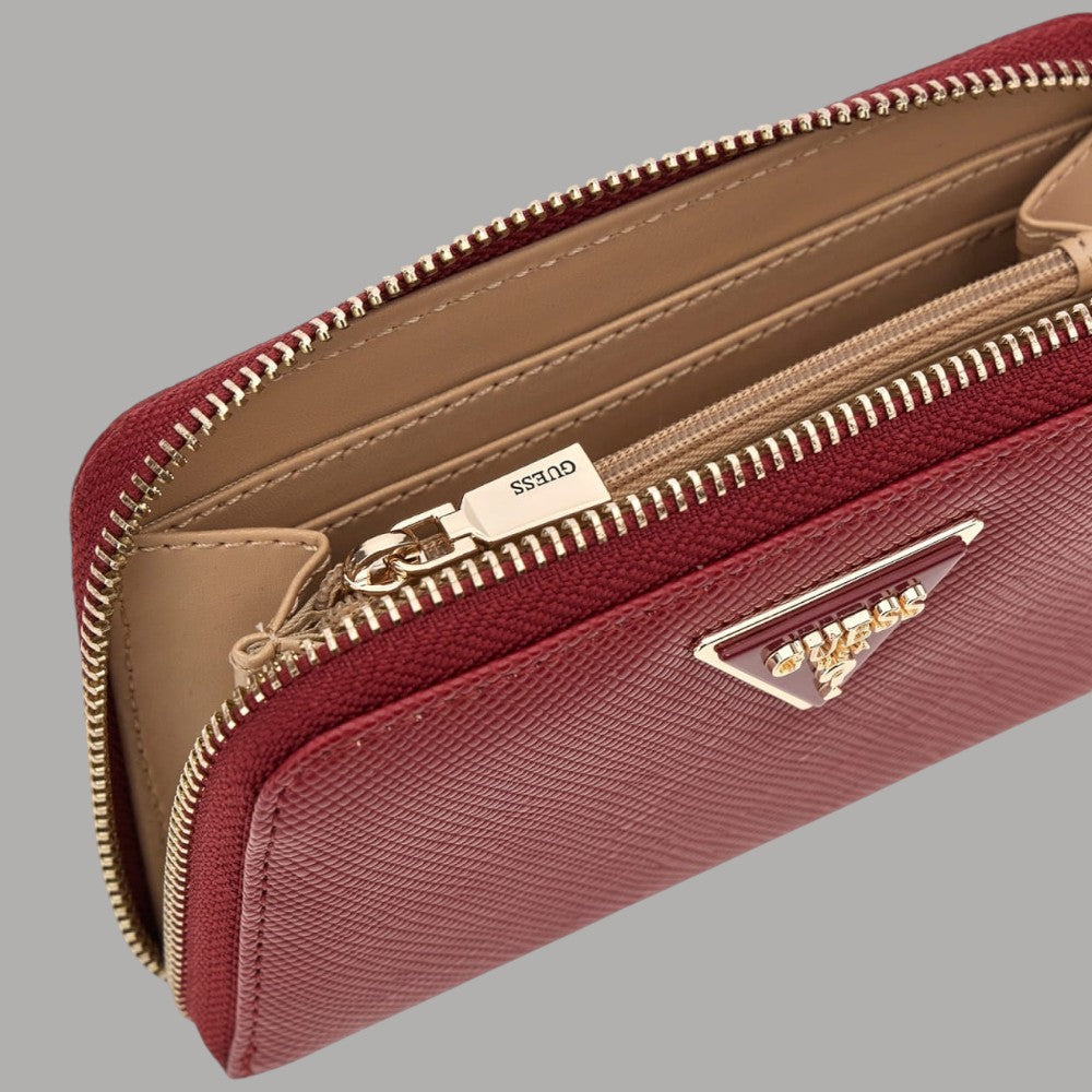 Guess portafoglio zip around rosso LAUREL SWZG74 59140 GAR - Prodotti di Classe