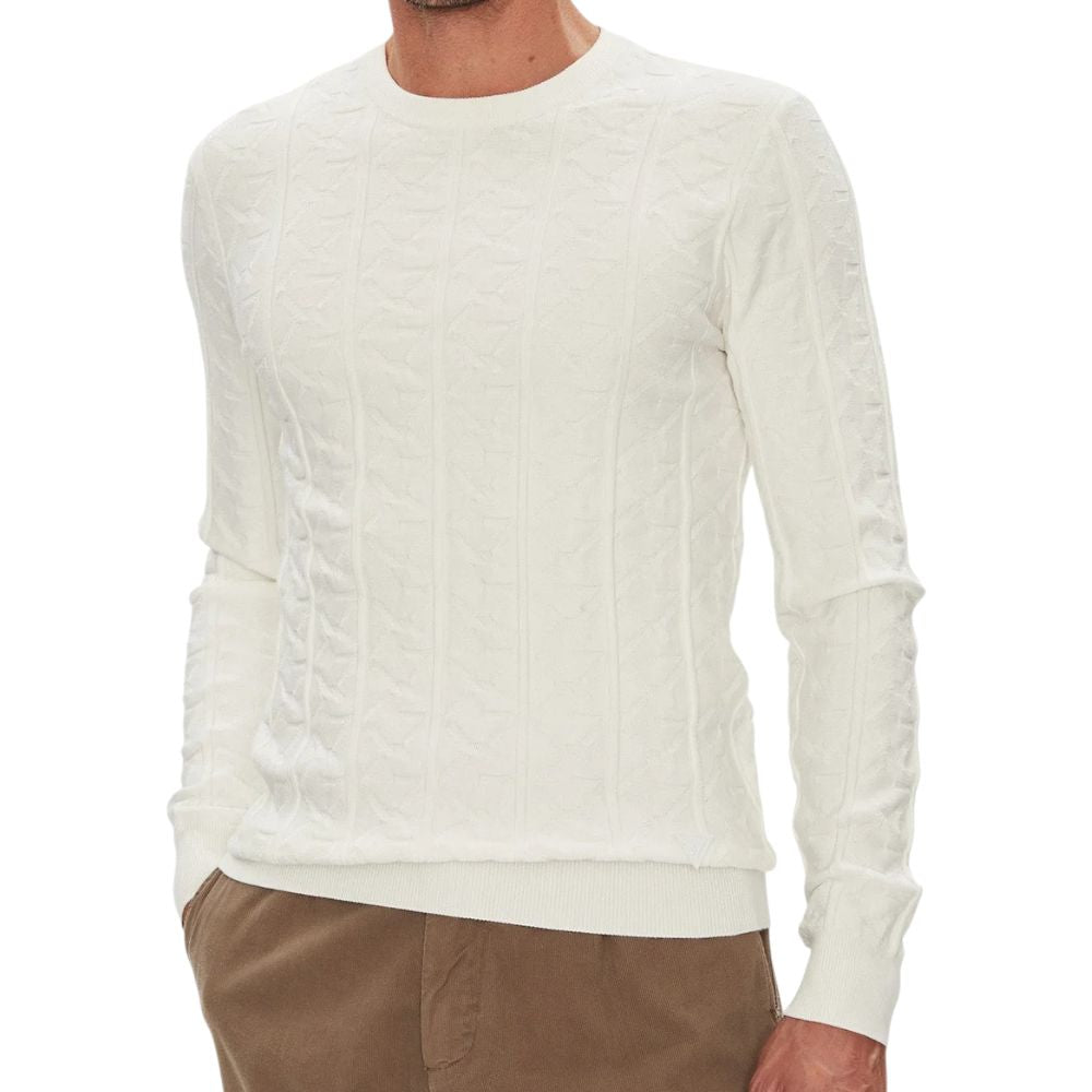 Guess pullover bianco HERON M5YR07 Z3FC2 G018 Maglieria Guess